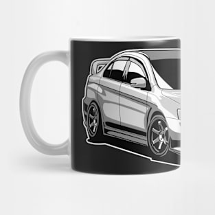 LANCER EVOLUTION EVO X jdm illustration Mug